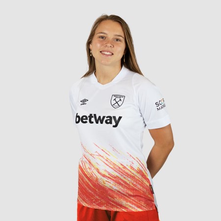 Jersey Umbro West Ham Utd 22/23 Third Jersey Blancos Naranjas | MX-55500