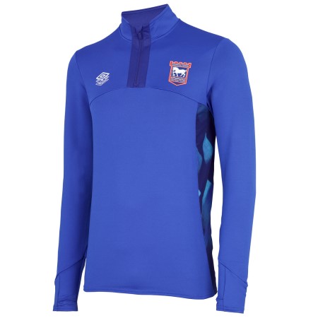 Camisetas De Manga Larga Umbro Ipswich Town 22/23 Quarter Zip Top Junior Azules | MX-28181