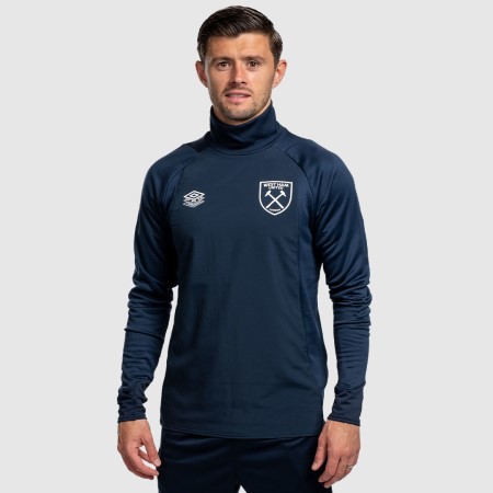 Camisetas De Manga Larga Umbro West Ham Utd 22/23 Drill Top Azul Marino Oscuro | MX-69154