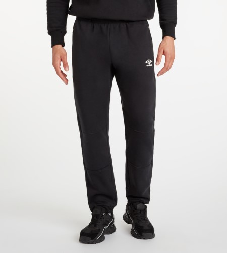Pantalones Umbro Club Leisure Jogpant Hombre Negros Blancos | MX-32980