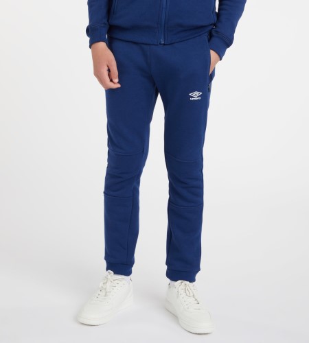 Pantalones Umbro Club Leisure Jogpant Junior Niños Azul Marino Blancos | MX-14789