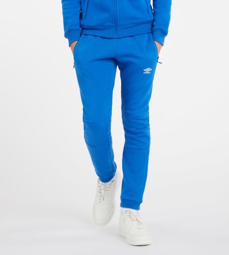 Pantalones Umbro Club Leisure Jogpant Junior Niños Azul Rey Blancos | MX-80696