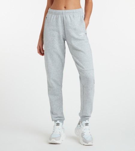 Pantalones Umbro Club Leisure Jogpant Mujer Grises Blancos | MX-08634