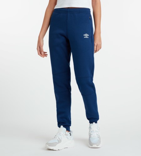 Pantalones Umbro Club Leisure Jogpant Mujer Azul Marino Blancos | MX-62543