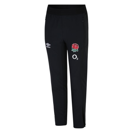 Pantalones Umbro England Rugby 22/23 Presentation Pant Junior Negros | MX-29925