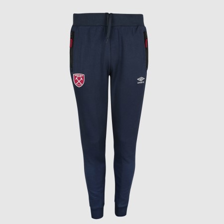 Pantalones Umbro West Ham Utd 22/23 Travel Pant Junior Azul Marino Oscuro | MX-32030