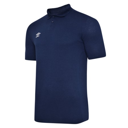 Camisa Polo Umbro Essential Polo Junior Niños Azul Marino Oscuro Blancos | MX-79578
