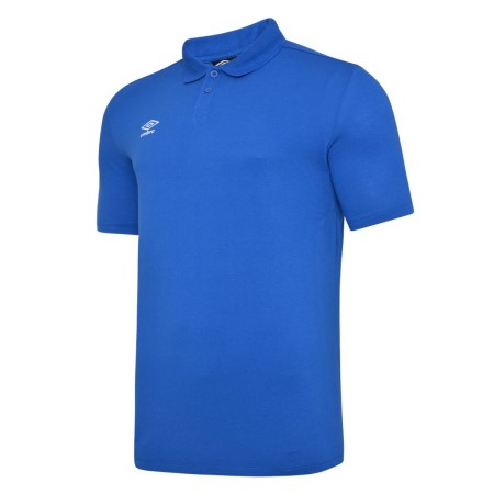 Camisa Polo Umbro Essential Polo Junior Niños Azul Rey Blancos | MX-97065
