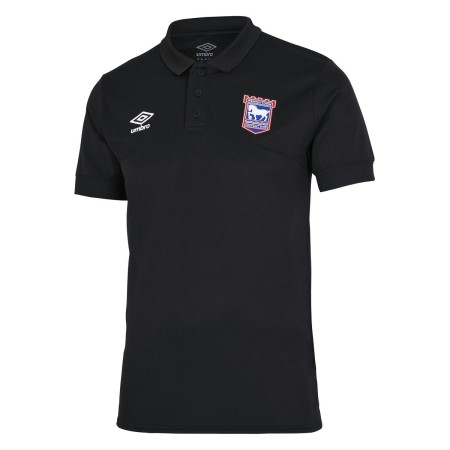 Camisa Polo Umbro Ipswich Town 22/23 Poly Polo Negros | MX-72164