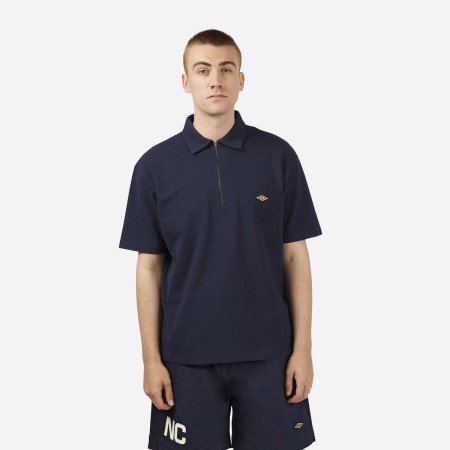 Camisa Polo Umbro Nigel Cabourn Polo Hombre Negros Azul Marino | MX-22055
