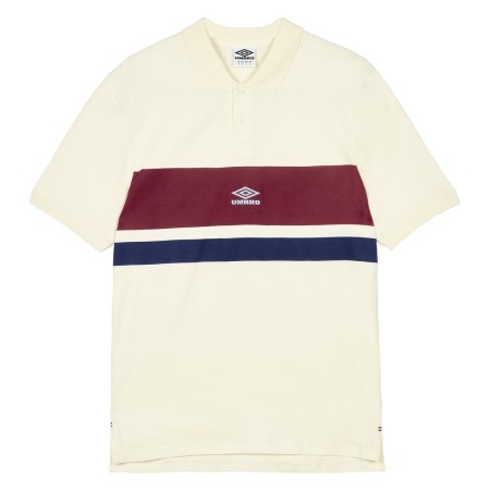 Camisa Polo Umbro Stripe Polo Hombre Azules Rojos Oscuro Creme | MX-73172