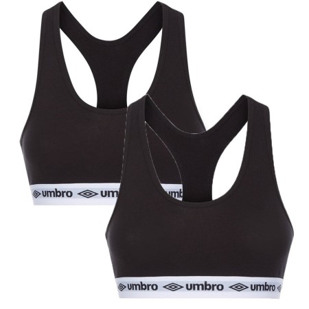 Ropa Interior Umbro Core Bra 2-pack Mujer Negros Negros | MX-63136
