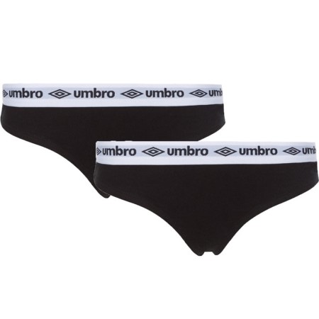 Ropa Interior Umbro Core Thongs 2-pack Mujer Negros Negros | MX-58346