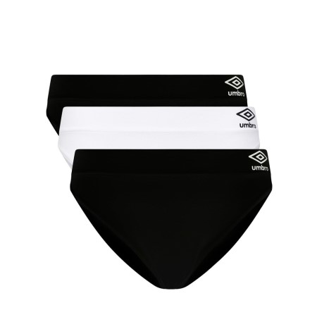 Ropa Interior Umbro Guro Seamless High Waisted Brief (3 Pack) Mujer Negros Blancos Negros | MX-16357