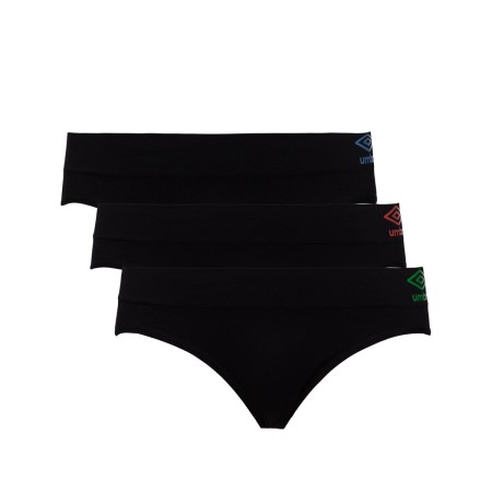 Ropa Interior Umbro Tobin Seamless Brief (3 Pack) Mujer Negros | MX-46840