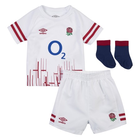 Rugby Umbro England Rugby 22/23 Home Baby Kit Blancos Rojos Azul Marino | MX-82981