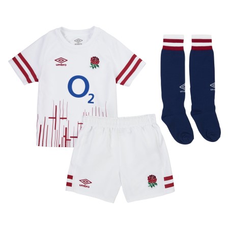 Rugby Umbro England Rugby 22/23 Home Infant Kit Blancos Rojos Azul Marino | MX-56073