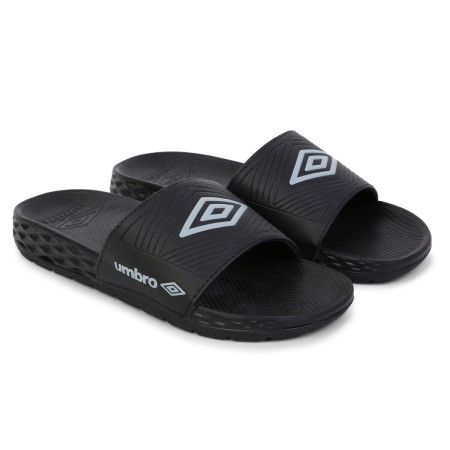 Chanclas Umbro Equipe Recovery Slides Hombre Negros Grises | MX-11364