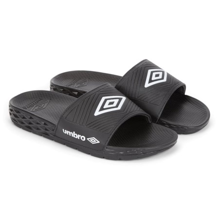 Chanclas Umbro Equipe Recovery Slides Mujer Negros Blancos | MX-72545