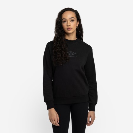Sudaderas Umbro Diamond Crew Sweat Mujer Negros Negros | MX-64884