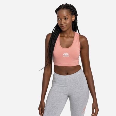 Sujetadores Deportivos Umbro Diamond Sports Bra Mujer Rosas Blancos | MX-20293