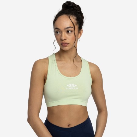 Sujetadores Deportivos Umbro Diamond Sports Bra Mujer Verdes Claro Blancos | MX-20339