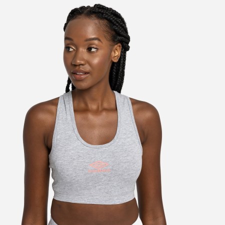 Sujetadores Deportivos Umbro Diamond Sports Bra Mujer Grises Rosas | MX-42554