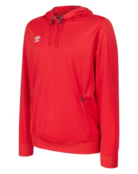 Suéteres Umbro Club Essential Poly Hood Junior Niños Rojos | MX-49167