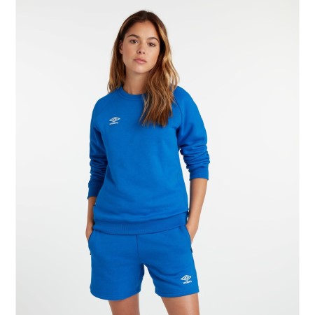 Suéteres Umbro Club Leisure Sweat Mujer Azul Rey Blancos | MX-19472