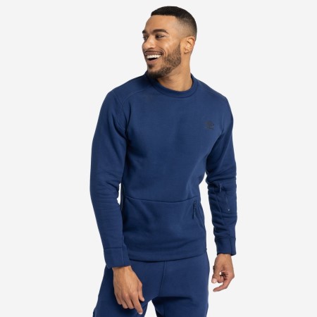 Suéteres Umbro Pro Fleece Elite Sweat Hombre Azul Marino | MX-29430