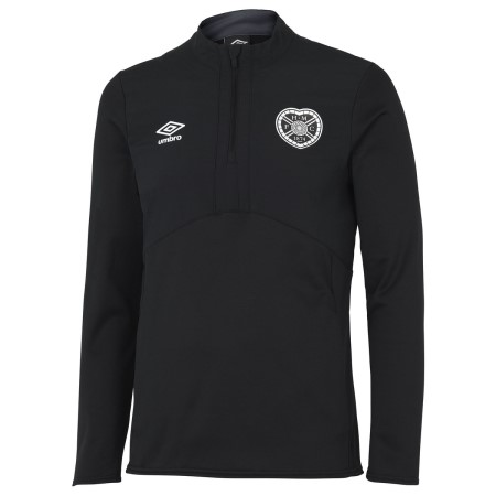Sweats Umbro Heart Of Midlothian F.c. 22/23 Half Zip Fleece Negros | MX-90046