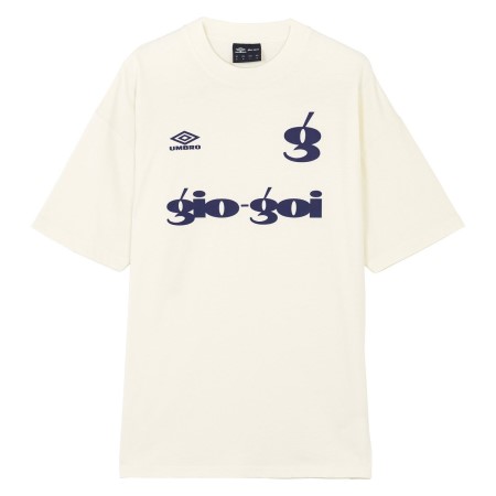 Tops Umbro Gio Goi Logo Tee Hombre Creme Azules | MX-81377
