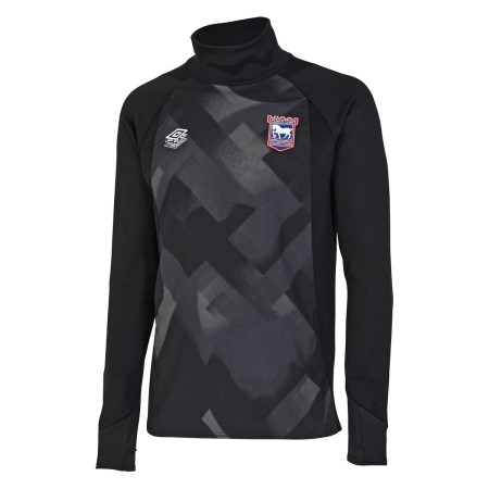 Tops Umbro Ipswich Town 22/23 Drill Top Junior Negros | MX-15564