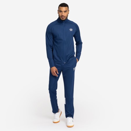 Trajes Umbro Total Entrenamiento De Punto Suit Hombre Azul Marino Blancos | MX-08825