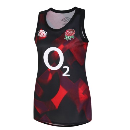 Chaleco Umbro England Rugby 22/23 Racer Back Vest Rojos Morados Oscuro Negros | MX-75163